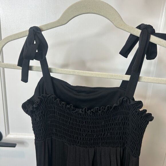 Vintage Young Edwardian by Arpeja Black Prairie Patchwork Maxi Dress 7 XS Small - Picture 4 of 9